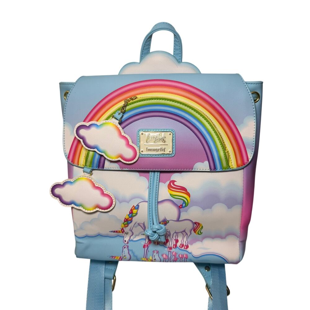 Lisa Frank Loungefly Rainbow Unicorn Mini Backpack Y2K Dream